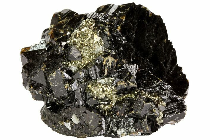 Sphalerite and Pyrite Crystal Association - Peru #72604